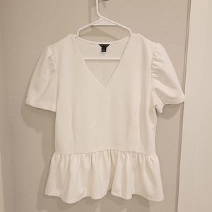 Ann Taylor ruffled blouse